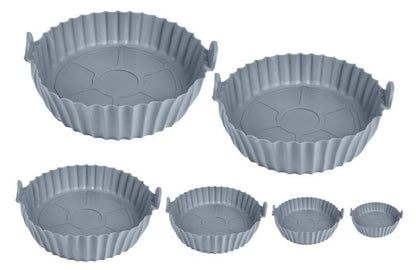Set X6 Moldes Silicona Freidora AirFryer